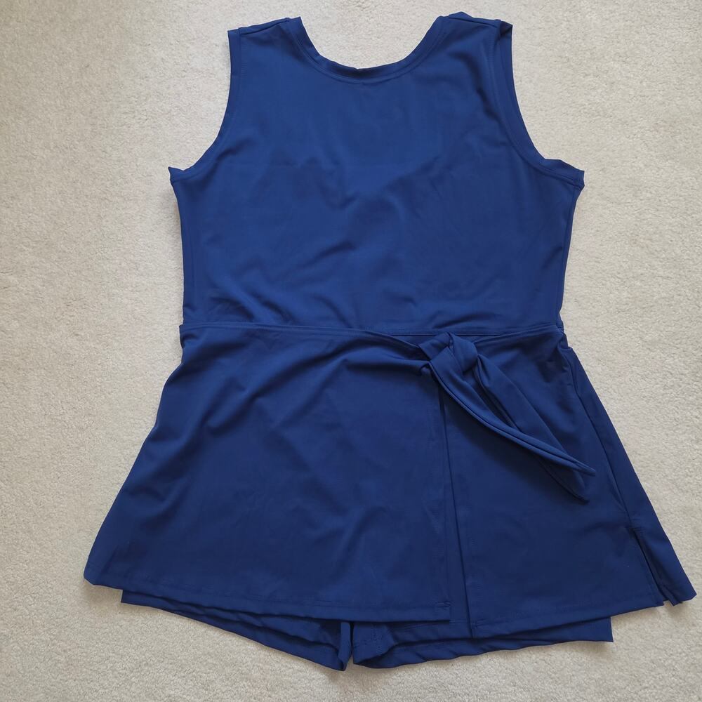 NWT Crane XL Activewear Wrap Dress Built In Shorts Stretchy Pull On Golf Tennis